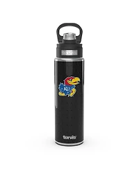 Tervis Tumbler Kansas Jayhawks 24 Oz Weave Stainless Steel Wide Mouth Bottle