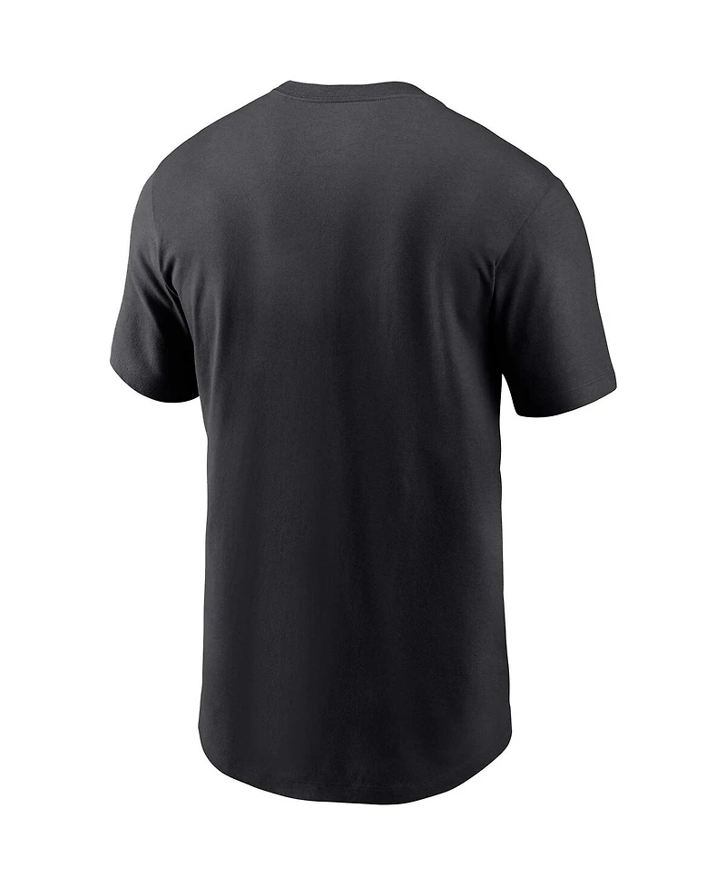 Men's Nike Black New Orleans Saints Yard Line Fashion Asbury T-shirt