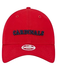 Women's New Era Red St. Louis Cardinals Shoutout 9TWENTY Adjustable Hat