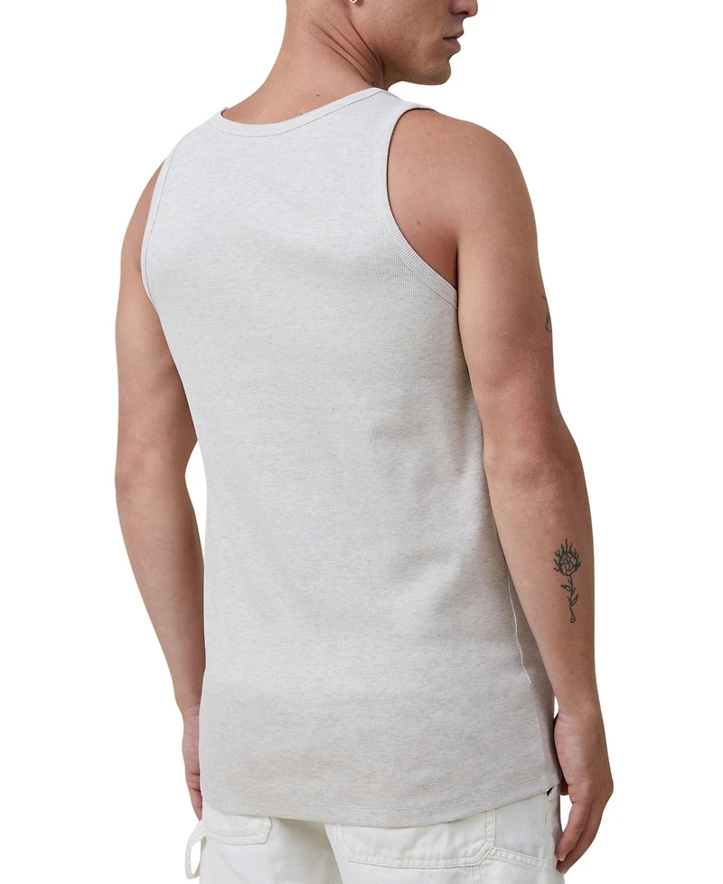 Cotton On Men's Loose Fit Rib Tank Top