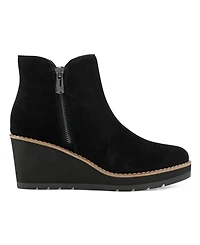 Easy Spirit Women's Jayda Round Toe Casual Wedge Booties