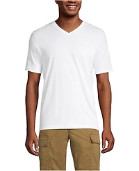 Lands' End Men's Super-t Short Sleeve V-Neck T-Shirt
