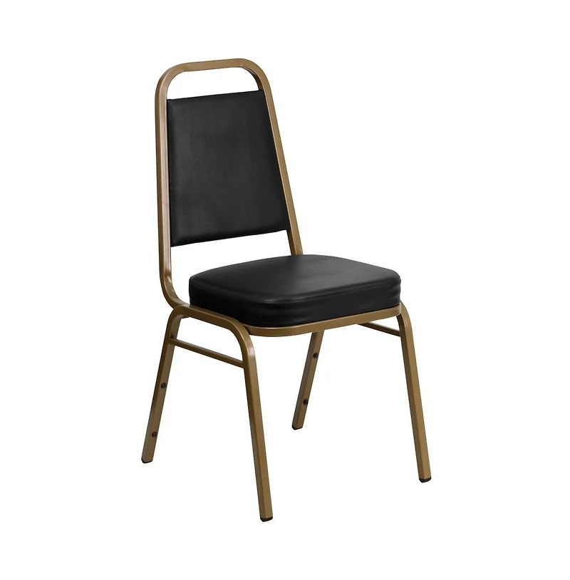 Trapezoidal Back Stacking Banquet Dining Chair - 2.5" Thick Seat