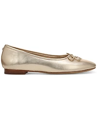 Sam Edelman Women's Meadow Square-Toe Bow Ballet Flats
