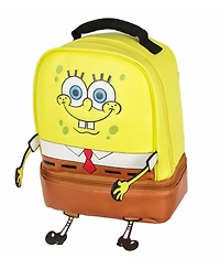 SpongeBob SquarePants Nickelodeon Character Face Dual Compartment Lunch Box Bag