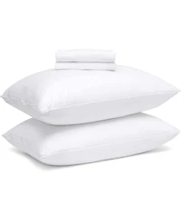 Waterproof Zippered Pillow Protector - King Size - 2 Pack