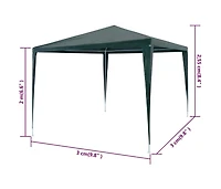 Party Tent Pe Green 9.8'x9.8'