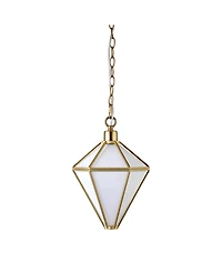 Hudson & Canal Adara 10" Wide Pendant with Glass Shade