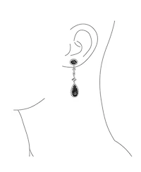 Bling Jewelry Art Deco Red Cubic Zirconia Halo Long Pear Solitaire Teardrop Cz Statement Dangle Chandelier Earrings Pageant Party