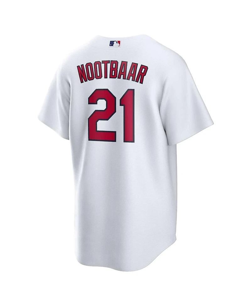 Men's Nike Lars Nootbaar White St. Louis Cardinals Home Replica Jersey