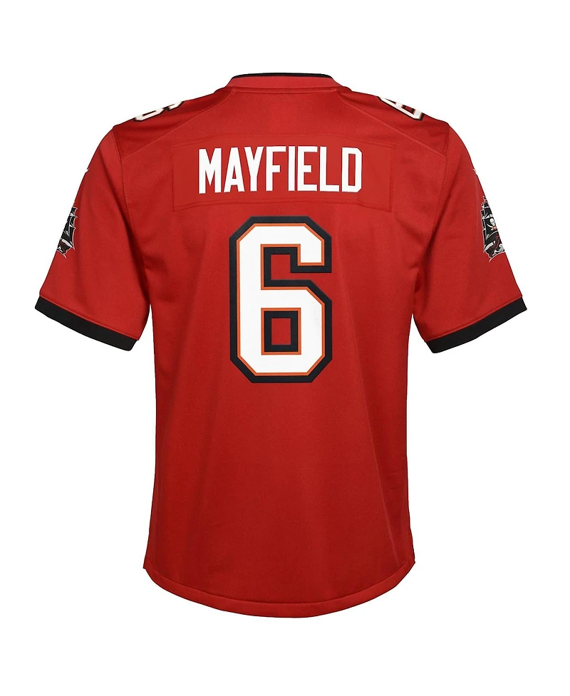 Big Boys Nike Baker Mayfield Red Tampa Bay Buccaneers Game Jersey