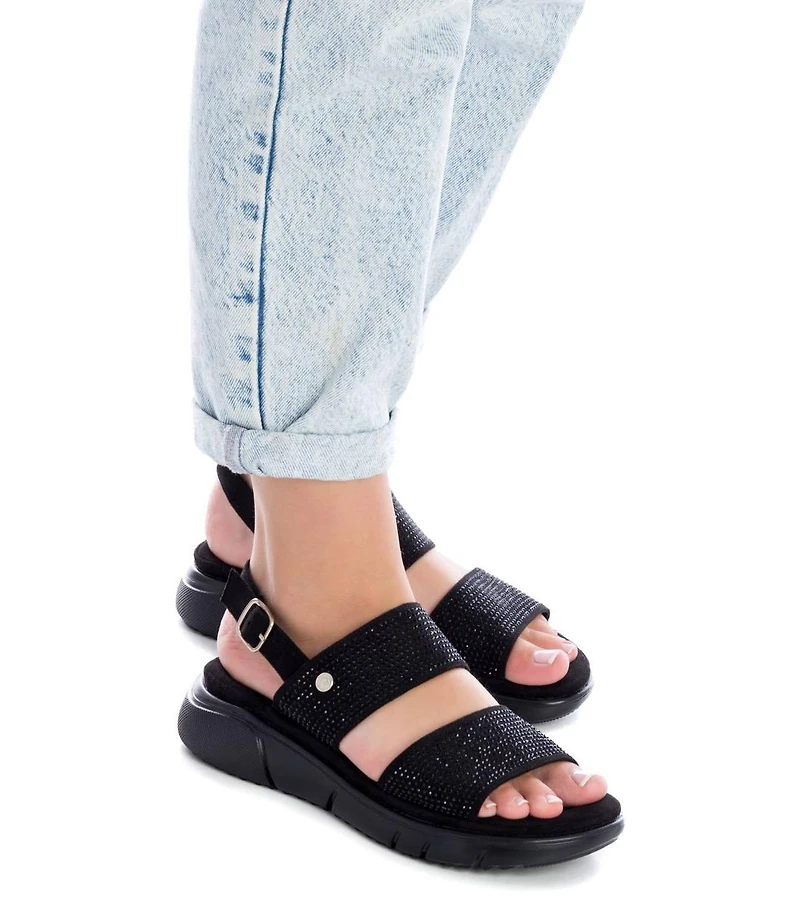 Women's Flat Suede Sandals By Xti