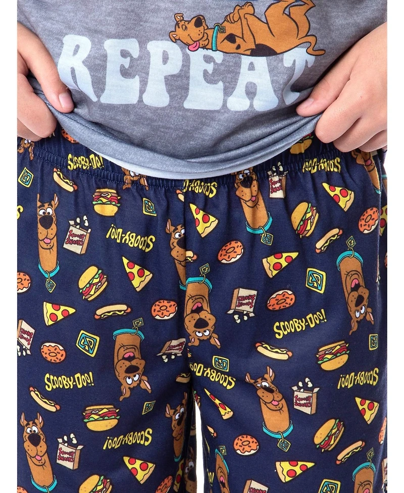 Scooby-Doo Boys Snack Sleep Repeat Scooby 2-Piece Pajama Set