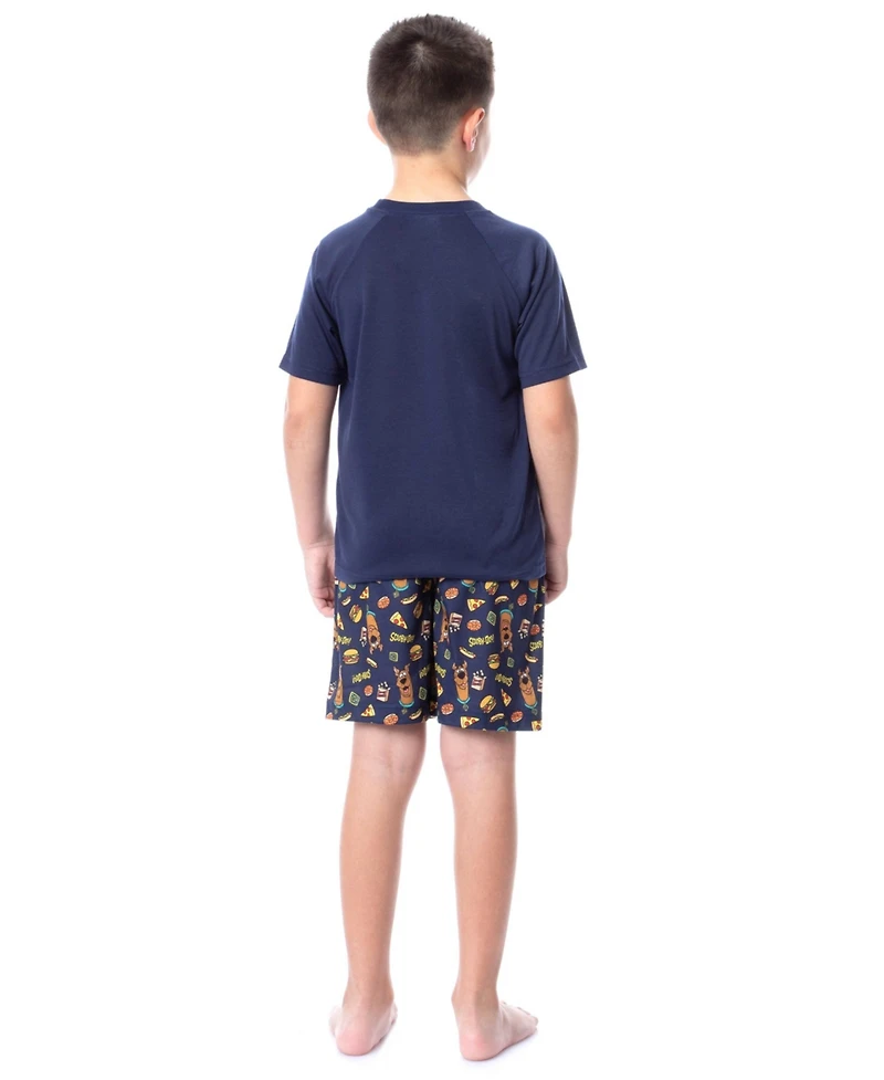 Scooby-Doo Boys Snack Sleep Repeat Scooby 2-Piece Pajama Set