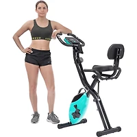 Streamdale Furniture Folding X-Bike Upright and Recumbent with Adjustable Resistance