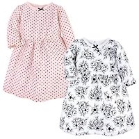 Hudson Baby Girls Twin Long-Sleeve Dress Bundle