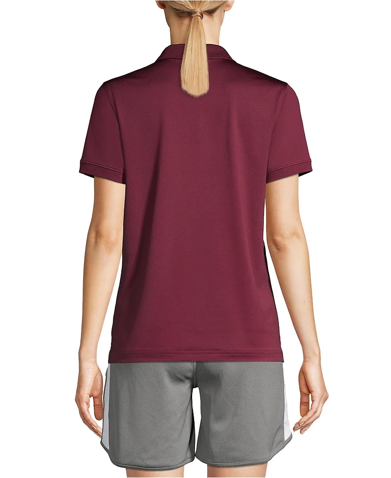 Lands' End Women's Short Sleeve Rapid Dry Polo Shirt