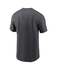 Men's Nike Anthracite Chicago Bears Logo Essential T-shirt