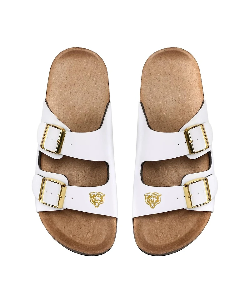 Women's Foco Chicago Bears Double-Buckle Sandals