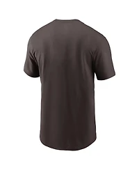 Men's Nike Brown Cleveland Browns Division Essential T-shirt