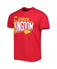 Men's '47 Brand Red Kansas City Chiefs Logo Regional Super Rival T-shirt