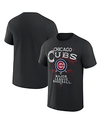 Men's Darius Rucker Collection by Fanatics Black Chicago Cubs Beach Splatter T-shirt