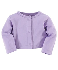 Touched by Nature Baby Girls Organic Cotton Dress and Cardigan 2pc Set