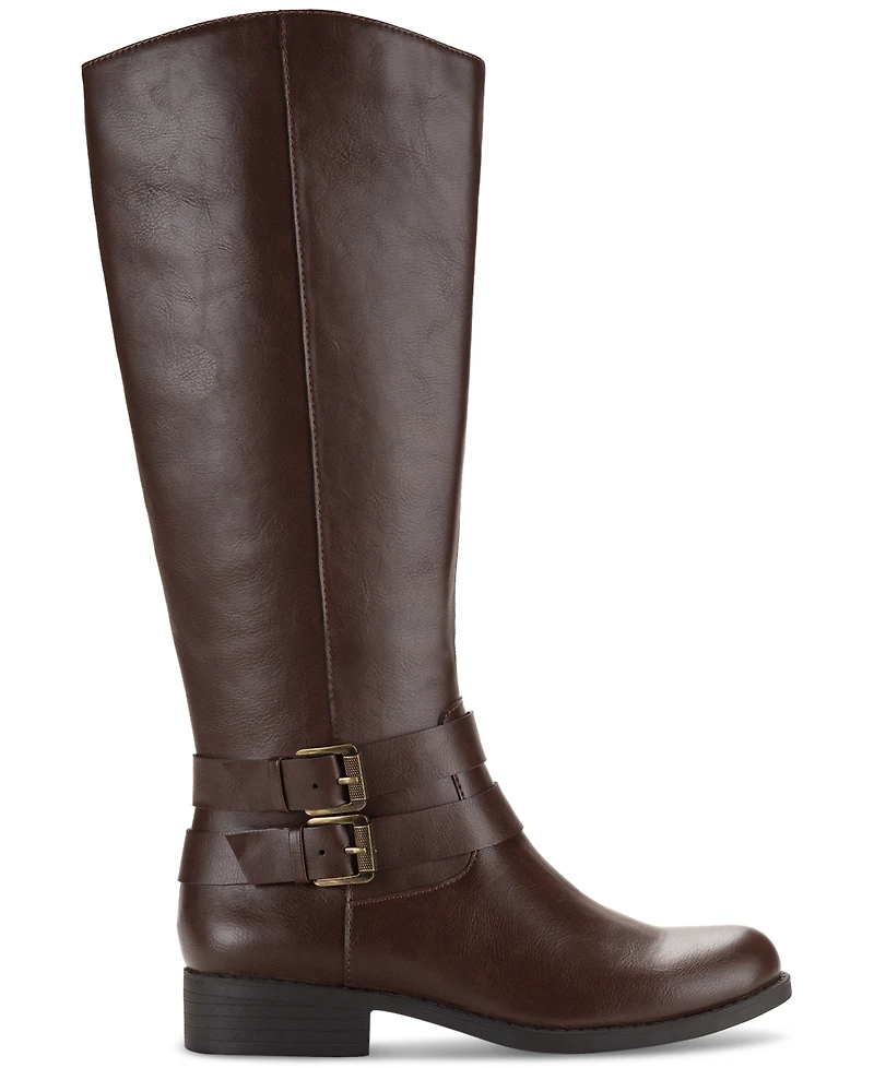 Style & Co Women's Maliaa Buckled Riding Boots, Created for Macy's