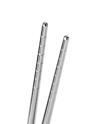 Joyce Chen 5 Pair Reusable Stainless Steel Metal Chopsticks Set