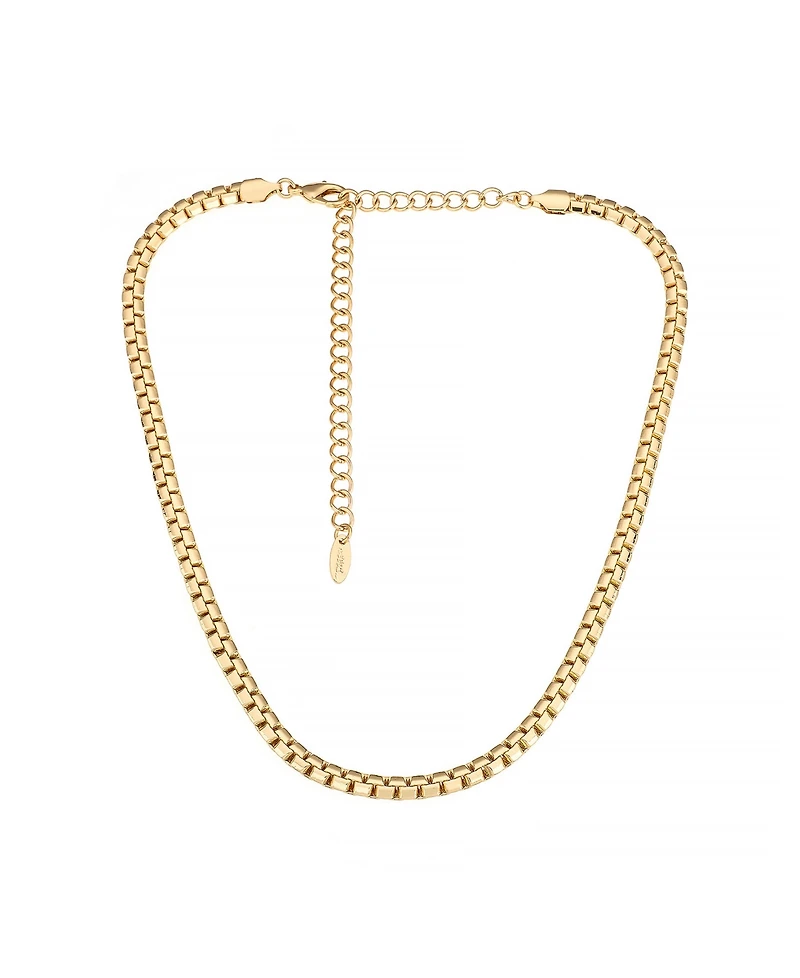 Ettika Single Rolo Chain 18K Gold Plated Necklace
