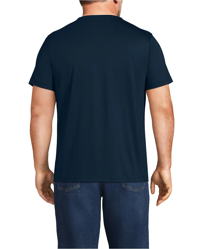 Lands' End Men's Big & Tall Short Sleeve Supima Tee