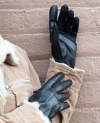 Isotoner Signature Women's Stretch Leather Touchscreen Gloves