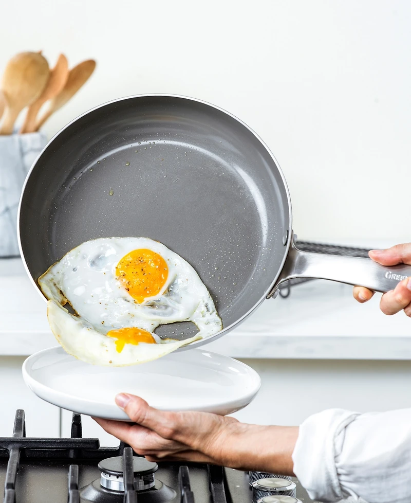 GreenPan Chatham Hard Anodized Ceramic Nonstick 2 Piece Frying Pan Set