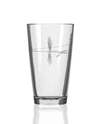 Rolf Glass Fly Fishing Pint Glass 16oz