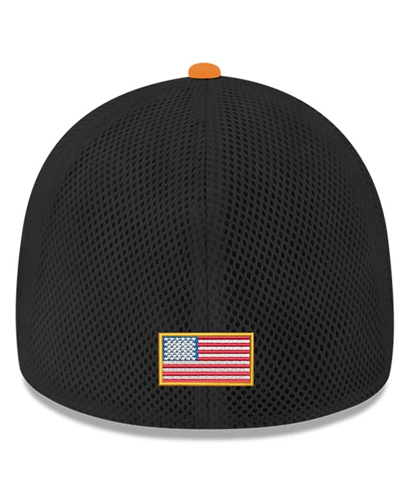 Men's New Era Black Petty Gms Motorsports Neo 39THIRTY Flex Hat