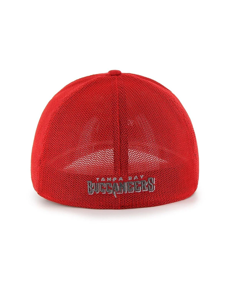 Men's '47 Brand Red Tampa Bay Buccaneers Pixelation Trophy Flex Hat