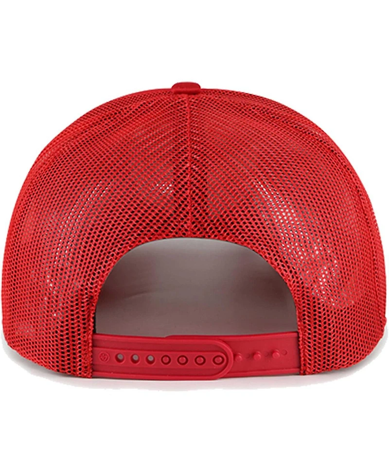 Men's '47 Brand Red St. Louis Cardinals Foam Logo Trucker Snapback Hat