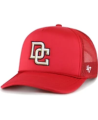 Men's '47 Brand Red Washington Nationals Foam Logo Trucker Snapback Hat