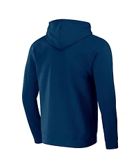 Men's Darius Rucker Collection by Fanatics Navy Minnesota Twins Waffle-Knit Raglan Pullover Hoodie