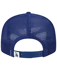 Men's New Era Royal Los Angeles Dodgers Team Color Trucker 9FIFTY Snapback Hat