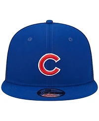 Men's New Era Royal Chicago Cubs Team Color Trucker 9FIFTY Snapback Hat