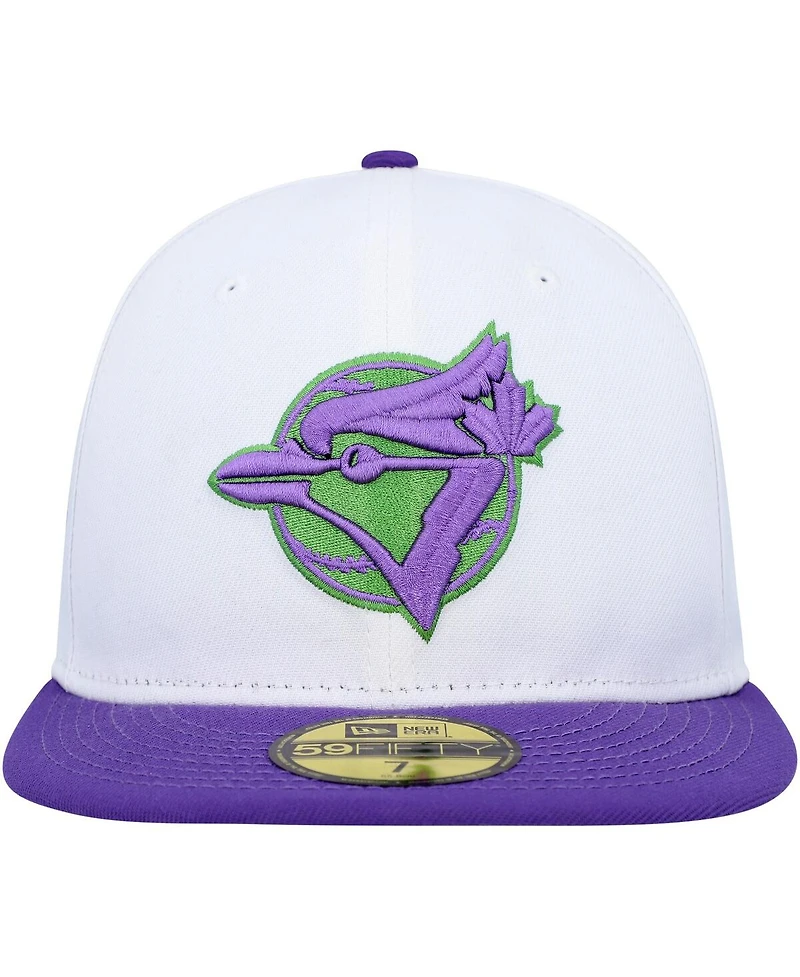 Men's New Era White Toronto Blue Jays 1993 World Series Side Patch 59FIFTY Fitted Hat
