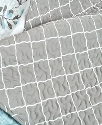 Lush Decor Aprile Floral Reversible 3-Pc. Quilt Set, Full/Queen
