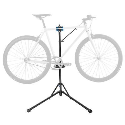 The Bicycle Repair Stand by Rad Cycle holds up to 66-pounds effortlessly in heavy-duty clamps that are engineered not to harm your bike's finish.