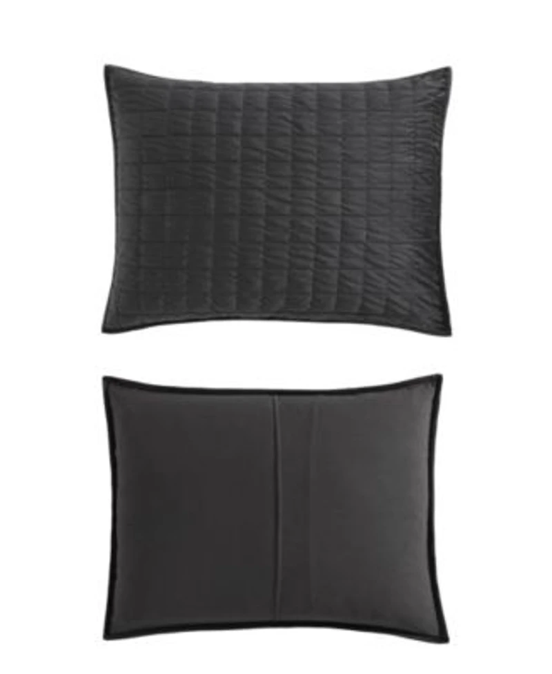 Vera Wang Diamond Velvet Quilt Sets