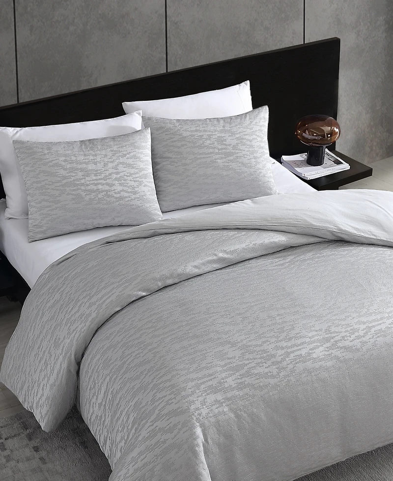 Vera Wang Illusion 3 Piece Duvet Cover Set, King
