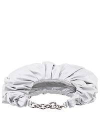 Nina Ruched Metallic Hobo