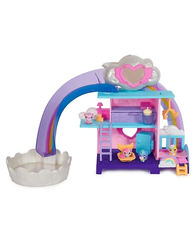 Hatchimals Alive Hatchi-Nursery Playset with 4 Mini Figures in Self-Hatching Eggs