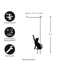 Evergreen Cat Garden Flag Stand, Kd