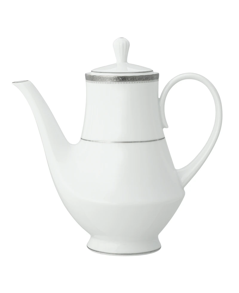 Noritake Charlotta Platinum Coffee Server, 49 oz